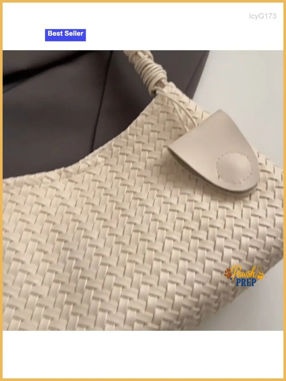 Woven Hobo Bag for Women Faux Leather Shoulder Bag Trendy Underarm Purse
